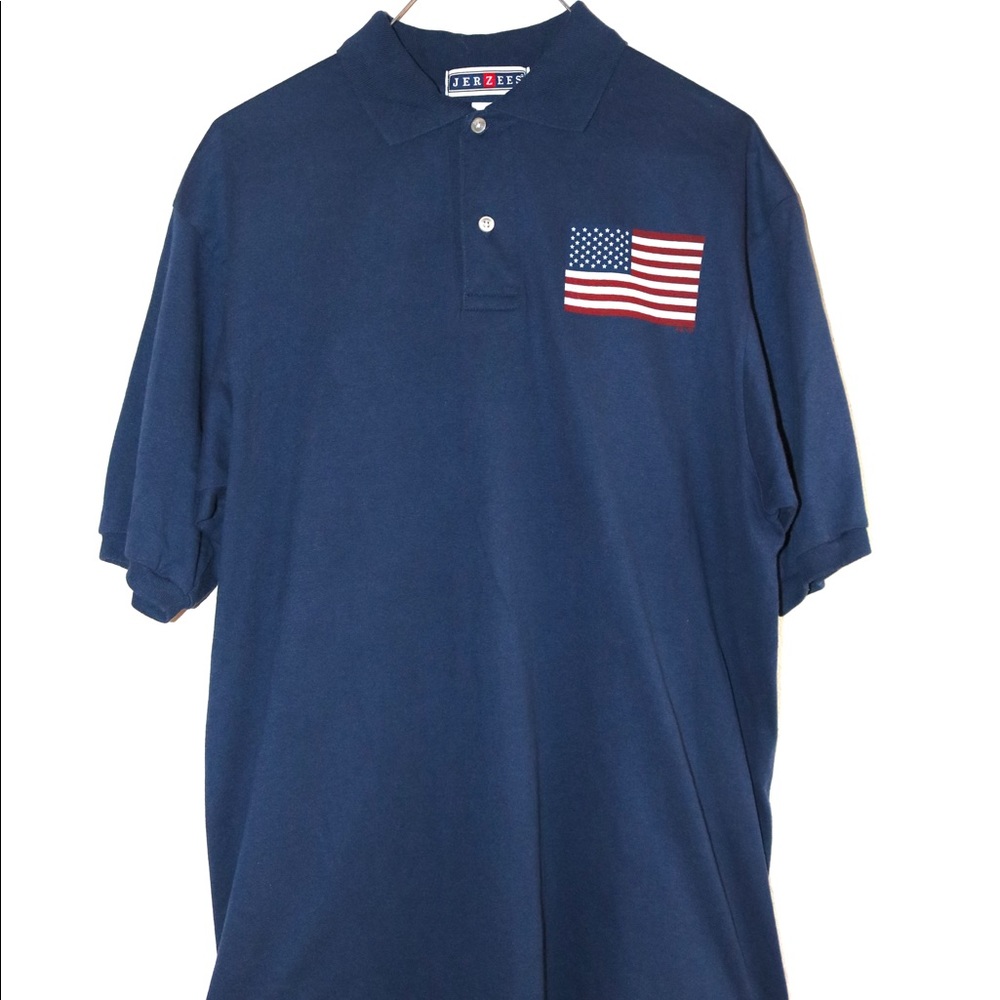 Vintage JERZEES USA American Polo shirt